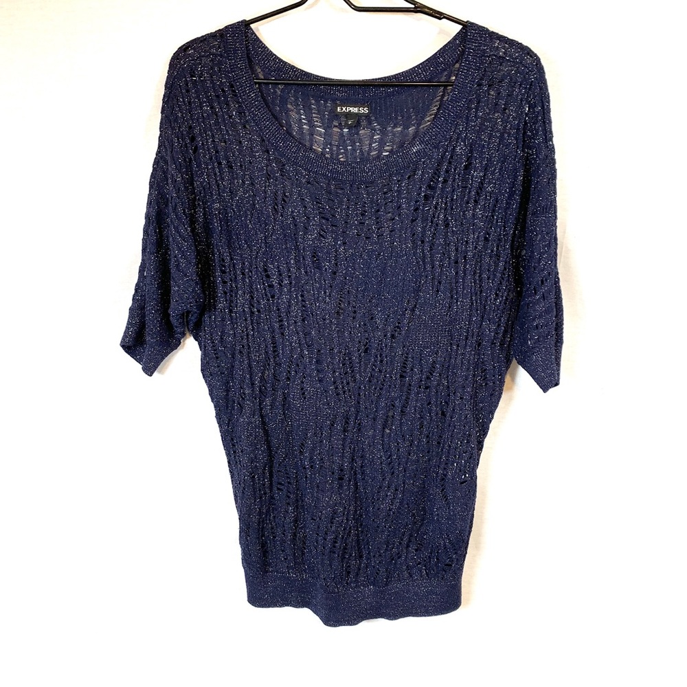 Express small blue shirt
